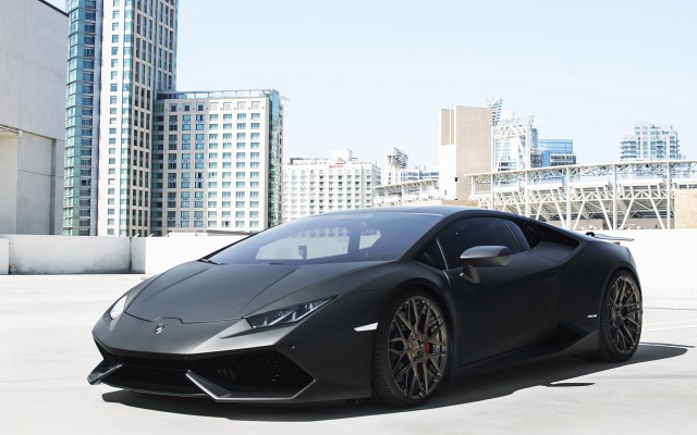 Lamborghini Huracán GMG 2015. Desktop wallpaper