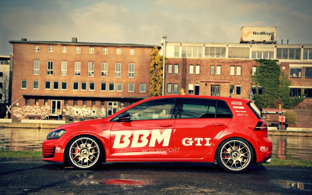 Volkswagen Golf VII GTI Plus BBM Motorsport 2015. Desktop wallpaper