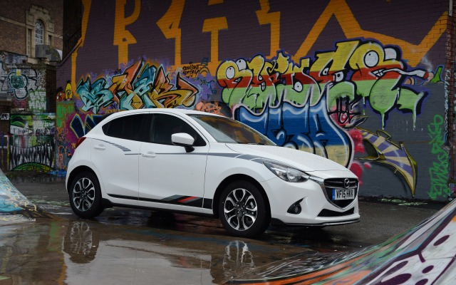 Mazda 2 Sport Black Special Edition 2015. Desktop wallpaper