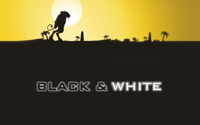 Black & White. Desktop wallpaper
