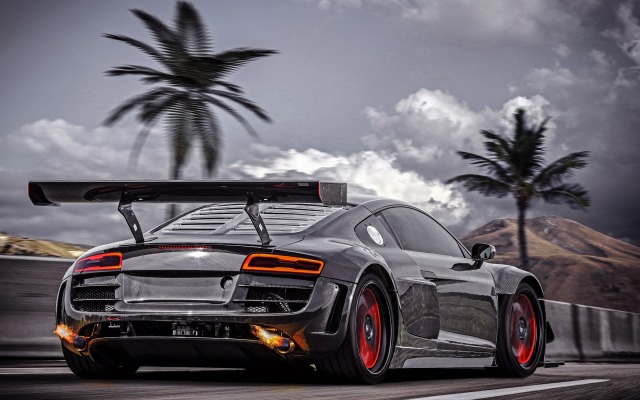 Audi R8 Potter & Rich Recon MC8 2015. Desktop wallpaper