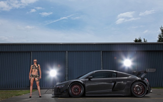 Audi R8 Potter & Rich Recon MC8 2015. Desktop wallpaper