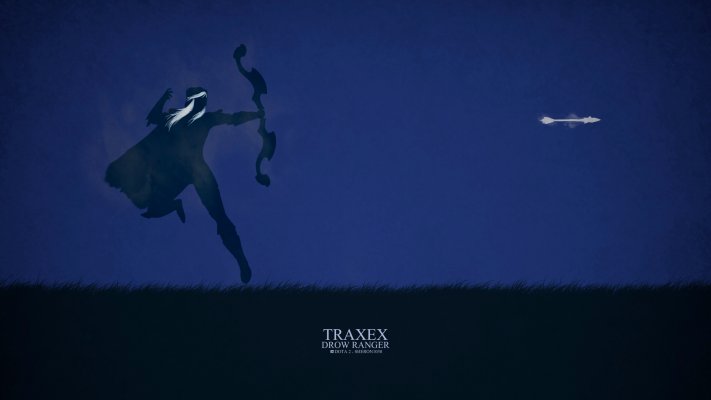 Drow Ranger. Desktop wallpaper