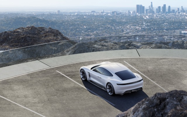 Porsche Mission E Concept 2015. Desktop wallpaper
