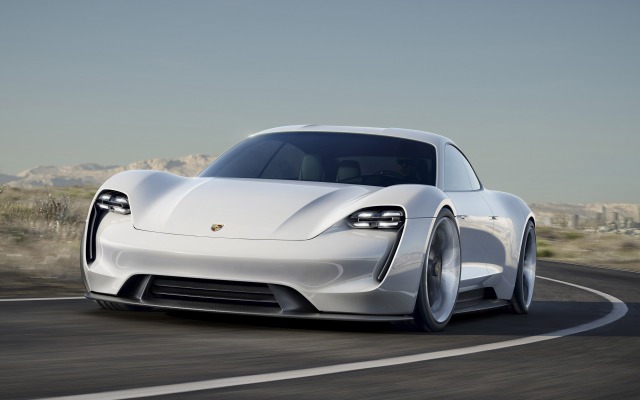 Porsche Mission E Concept 2015. Desktop wallpaper