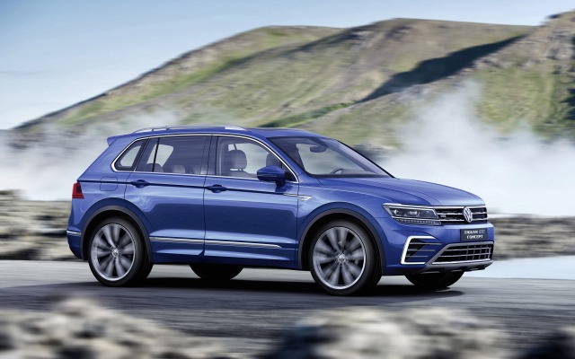 Volkswagen Tiguan GTE Concept 2015. Desktop wallpaper