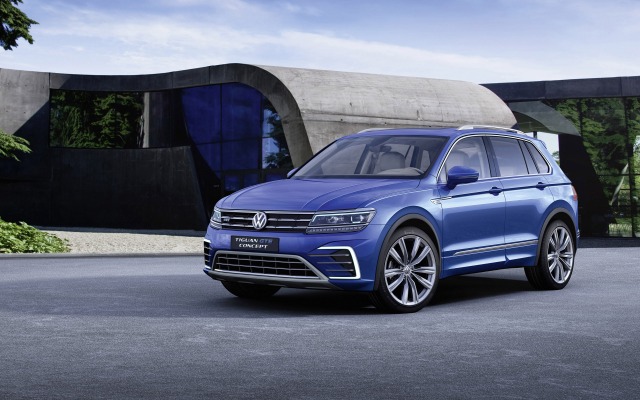 Volkswagen Tiguan GTE Concept 2015. Desktop wallpaper