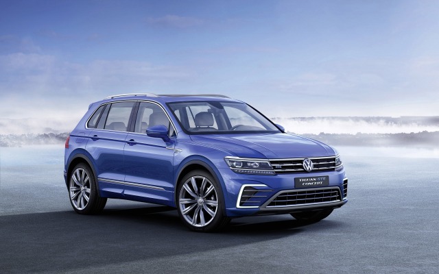 Volkswagen Tiguan GTE Concept 2015. Desktop wallpaper