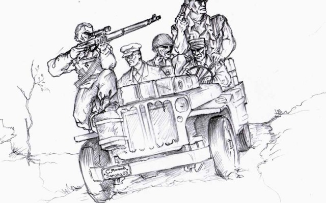 Commandos. Desktop wallpaper
