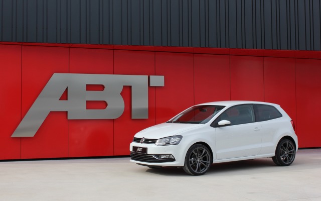 Volkswagen Polo ABT 2015. Desktop wallpaper