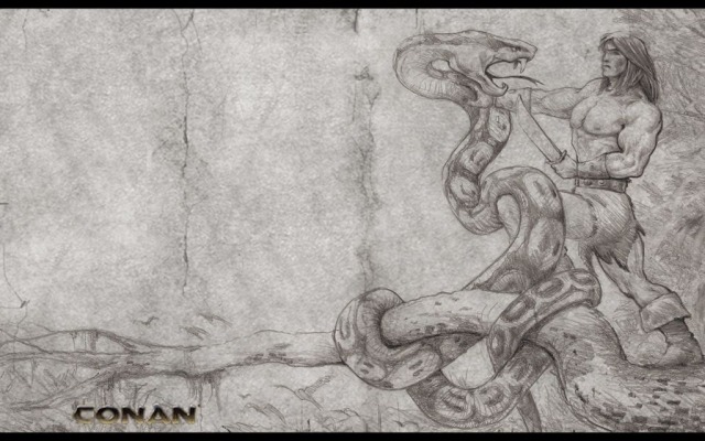 Conan: The Dark Axe. Desktop wallpaper