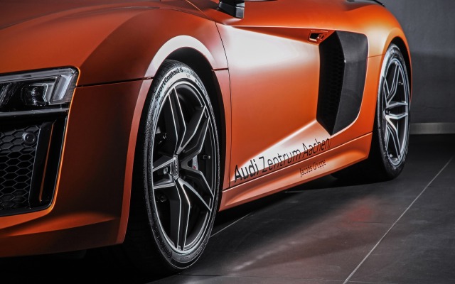 Audi R8 V10 HplusB Design 2015. Desktop wallpaper