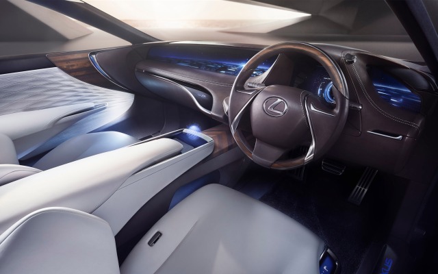 Lexus LF-FC Concept 2015. Desktop wallpaper
