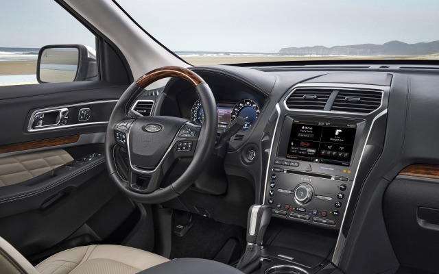 Ford Explorer Platinum 2016. Desktop wallpaper