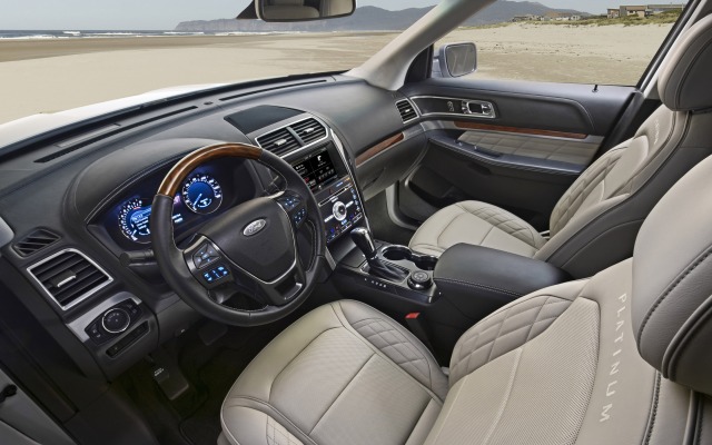 Ford Explorer Platinum 2016. Desktop wallpaper