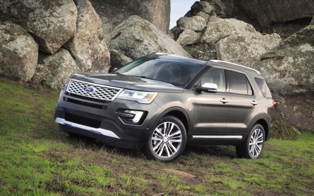 Ford Explorer Platinum 2016. Desktop wallpaper