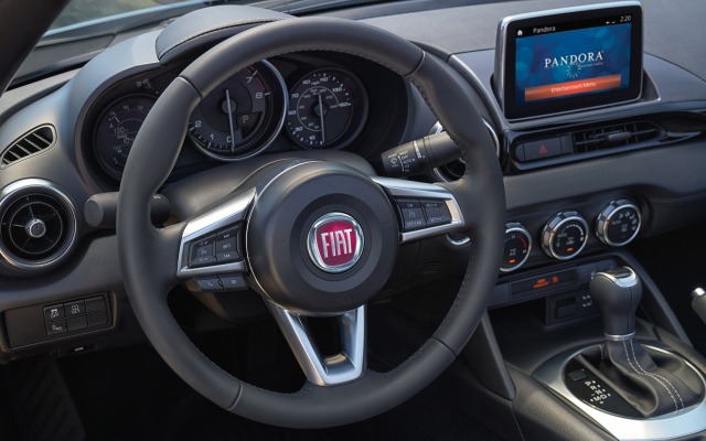 Fiat 124 Spider 2017. Desktop wallpaper