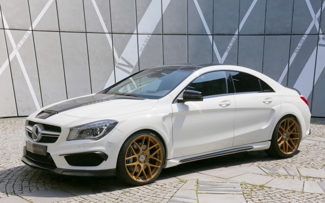 Mercedes-Benz CLA 45 AMG Loewenstein 2015. Desktop wallpaper