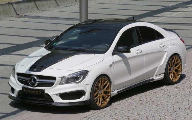 Mercedes-Benz CLA 45 AMG Loewenstein 2015. Desktop wallpaper
