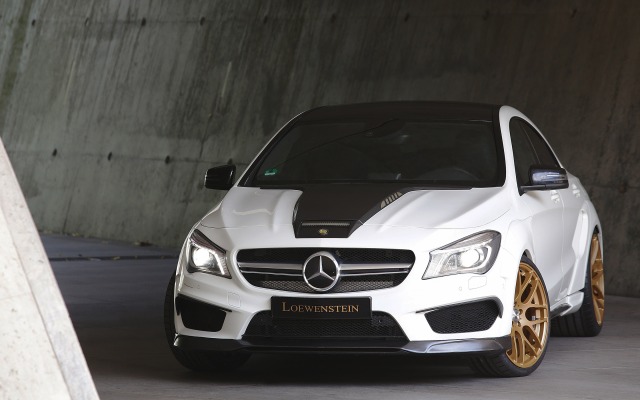 Mercedes-Benz CLA 45 AMG Loewenstein 2015. Desktop wallpaper