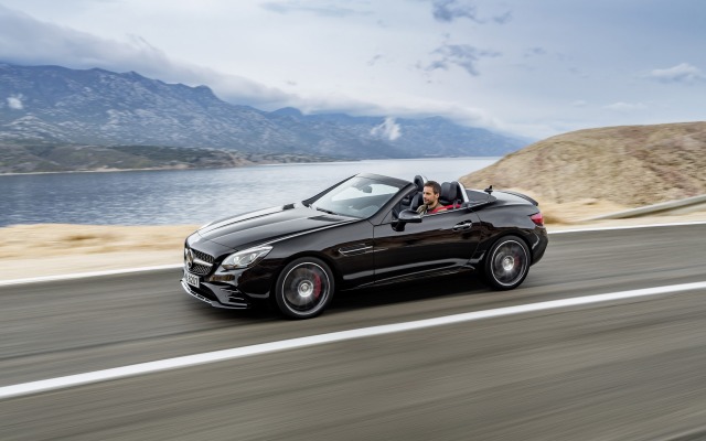 Mercedes-Benz SLC 43 AMG 2015. Desktop wallpaper