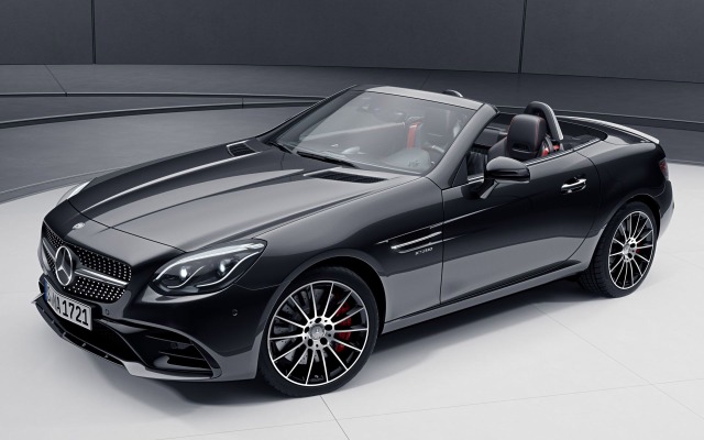 Mercedes-Benz SLC Night Package 2016. Desktop wallpaper