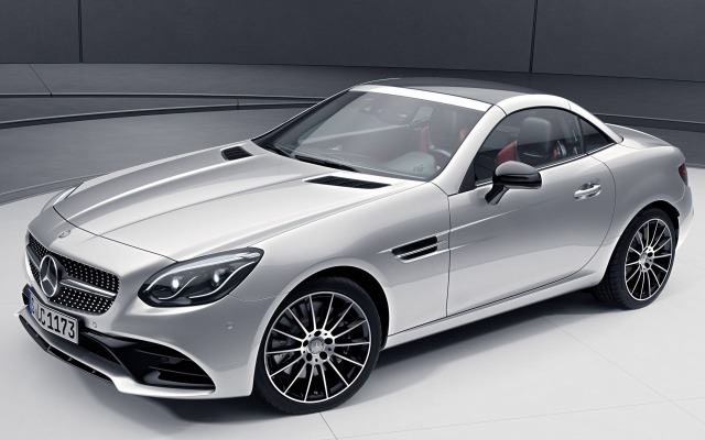 Mercedes-Benz SLC Night Package 2016. Desktop wallpaper