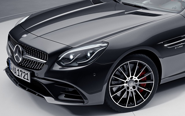 Mercedes-Benz SLC Night Package 2016. Desktop wallpaper