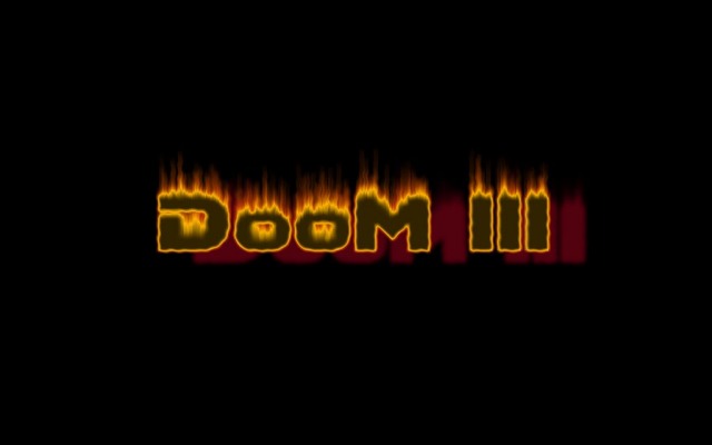 Doom 3. Desktop wallpaper