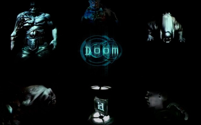 Doom 3. Desktop wallpaper