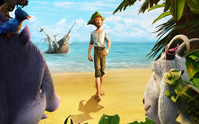 Robinson Crusoe. Desktop wallpaper