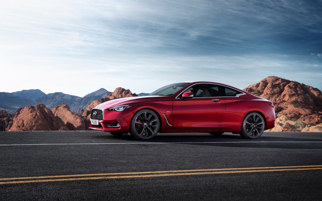 Infiniti Q60 2017. Desktop wallpaper