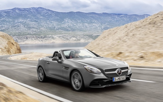 Mercedes-Benz SLC 300 AMG 2016. Desktop wallpaper