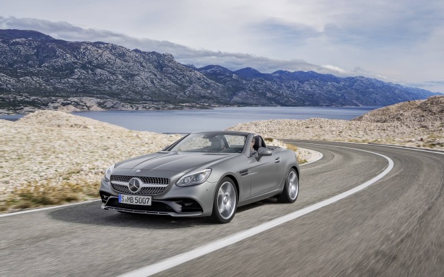 Mercedes-Benz SLC 300 AMG 2016. Desktop wallpaper