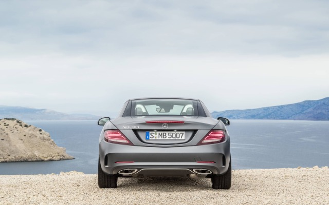 Mercedes-Benz SLC 300 AMG 2016. Desktop wallpaper