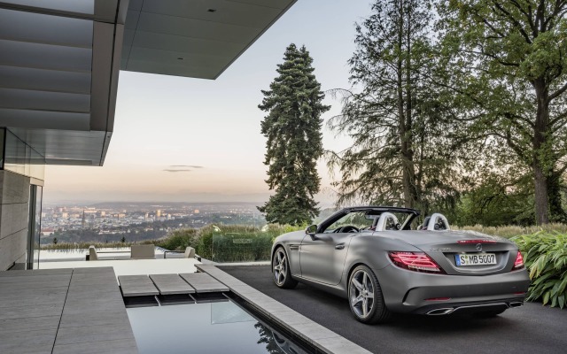 Mercedes-Benz SLC 300 AMG 2016. Desktop wallpaper