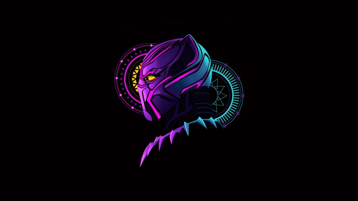 Black Panther. Desktop wallpaper