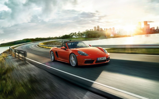 Porsche Boxster S 2016. Desktop wallpaper