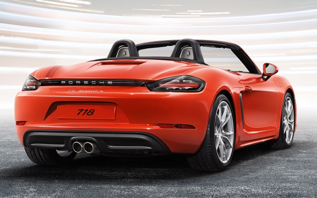 Porsche Boxster S 2016. Desktop wallpaper