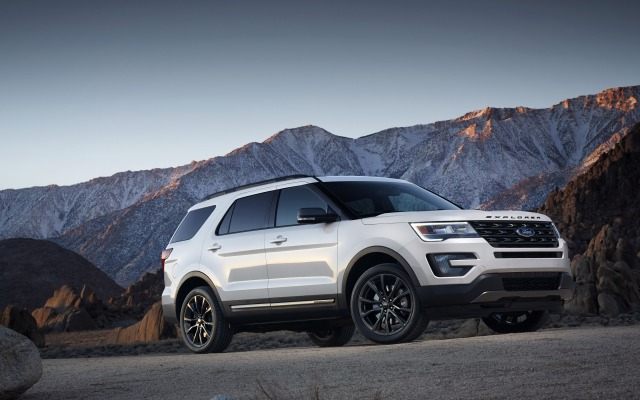 Ford Explorer XLT Appearance Package 2017. Desktop wallpaper