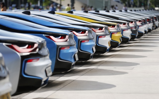 BMW i8 Protonic Red Edition 2016. Desktop wallpaper