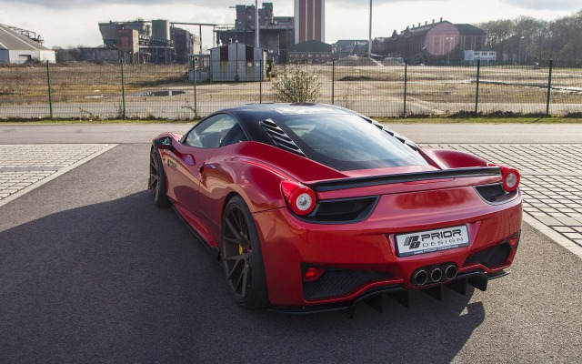 Ferrari 458 Italia Prior-Design 2016. Desktop wallpaper