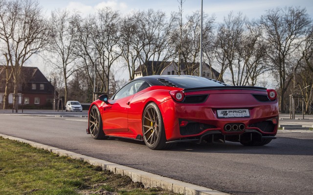 Ferrari 458 Italia Prior-Design 2016. Desktop wallpaper
