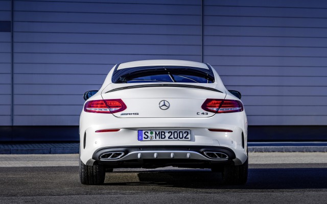 Mercedes-AMG C 43 4MATIC Coupe 2016. Desktop wallpaper