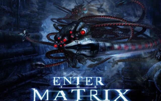 Enter the Matrix. Desktop wallpaper