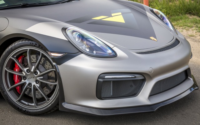 Porsche Cayman GT4 Vorsteiner 2016. Desktop wallpaper