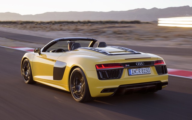 Audi R8 Spyder 2016. Desktop wallpaper