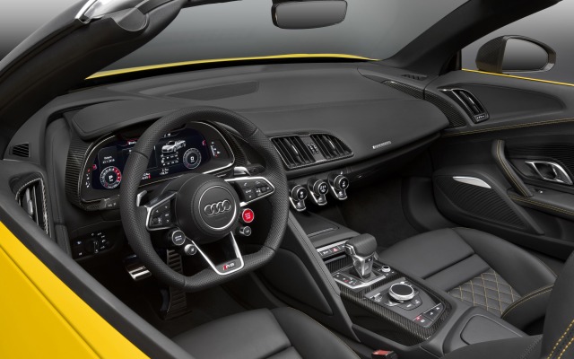 Audi R8 Spyder 2016. Desktop wallpaper