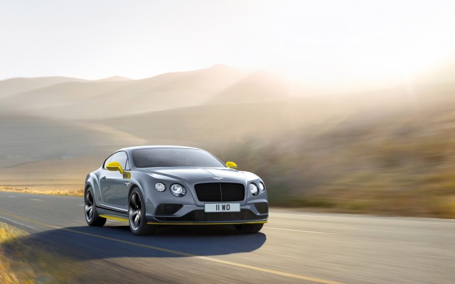 Bentley Continental GT Speed Black Edition 2016. Desktop wallpaper