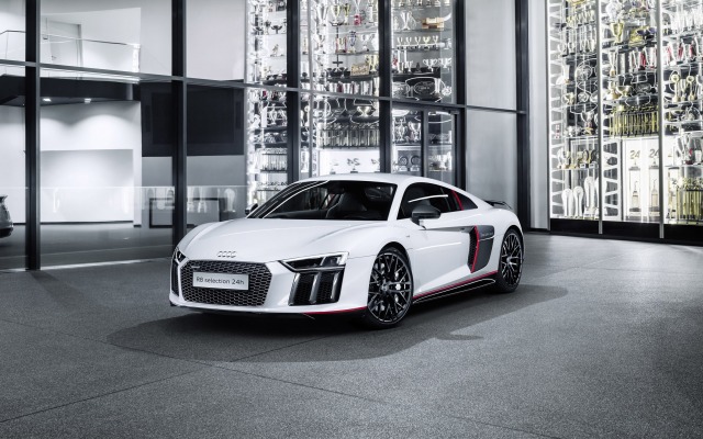 Audi R8 V10 Plus selection 24h 2016. Desktop wallpaper